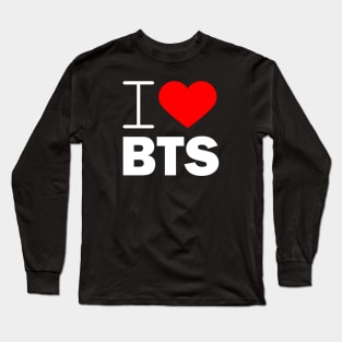 I love BTS, i love Bangtan Boys Long Sleeve T-Shirt